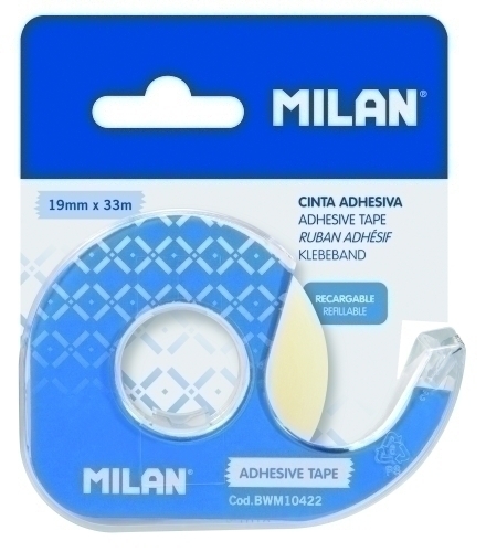 MILAN - CINTA ADHESIVA 33x19 c/DISPENSADOR (Ref.BWM10422)