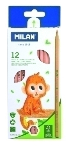 MILAN - LAPICES COLOR HEXAGONAL Est. 12 (Ref.07221212FSC)
