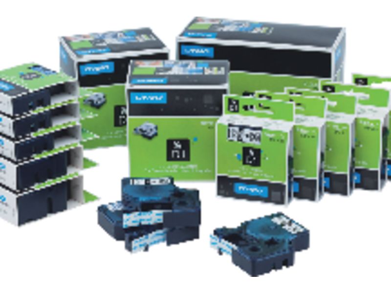 DYMO - Cintas D1 Rotulacion 19mmX7m Azul/blanco Adhesivo permanente (Ref.S0720840)