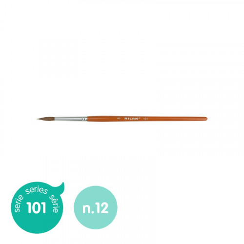 MILAN - PINCEL ESCOLAR REDONDO SERIE 101, Nº 12 (Ref.80312)