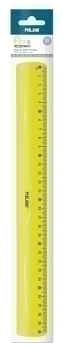 MILAN - REGLA FLEX RESINSTANT 30 CMS AMARILLO (Ref.353801Y)