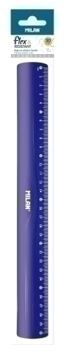 MILAN - REGLA FLEX RESINSTANT 30 CMS AZUL (Ref.353801)