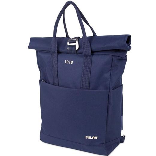 MILAN - -1918 AZUL MOCHILA CIERRE SUP. 10L (Ref.624302SNCB)