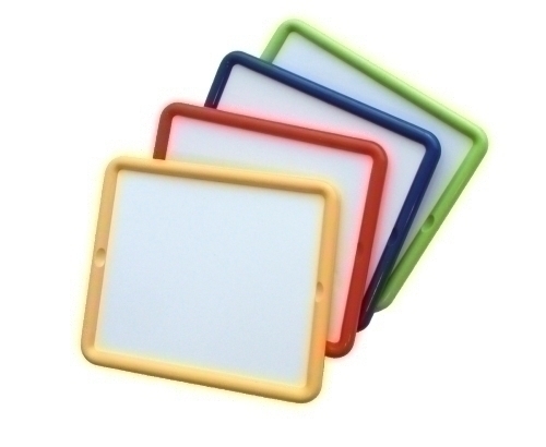 MINILAND - SET DE 4 PIZARRAS 30x 26cm DOS CARAS (para letras magnéticas) (Ref.97930)