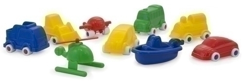 MINILAND - VEHICULO PLASTICO MINIMOBIL BOTE DE 9 UD (Ref.27470)