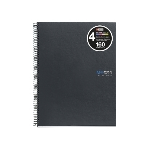 MIQUELRIUS - BLOC NOTEBOOK 4 micro.tapa DURA A5 160h HORIZONTAL (Ref.2140)