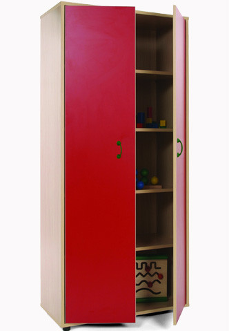 MOBEDUC - MUEBLE ALTO ARMARIO 2 PUERTAS HAYA (Ref.600402HPS18)