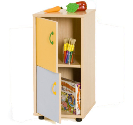 MOBEDUC - MUEBLE BAJO ARMARIO 2 PUERTAS 360 HAYA (Ref.600217HPS18)
