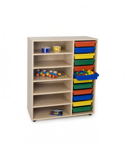 MOBEDUC - MUEBLE INTERMEDIO ESTANTERÍA CUBETERO HAYA (Ref.600818HP18)