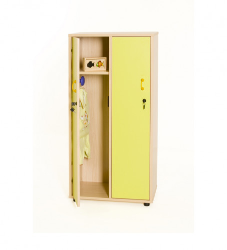 MOBEDUC - MUEBLE TAQUILLA 2 NIÑOS 125 CM ALTO CON LLAVE HAYA (Ref.600613HPC18)