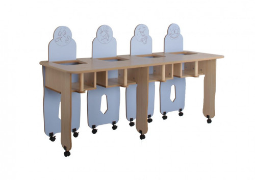 MOBEDUC - TRONA RECTA 4 NIÑOS/ AS HAYA (Ref.600568H196)