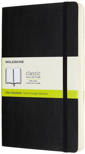MOLESKINE - LIBRETA CLASICA MAYOR GROSOR NEGRA L (13X21CM) LISA TAPA BLANDA (Ref.QP618EXP)