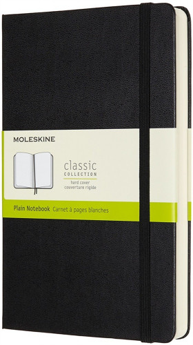 MOLESKINE - LIBRETA CLASICA MAYOR GROSOR NEGRA L (13X21CM) LISA TAPA DURA (Ref.QP062EXP)