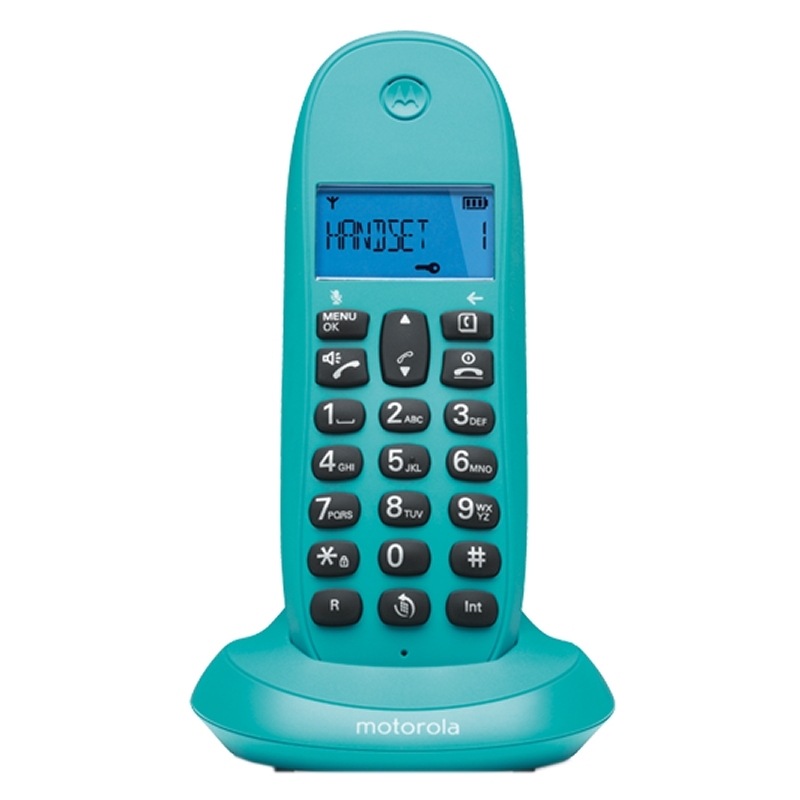 MOTOROLA - C1001 LB+ Telefono DECT Turquesa (Ref.E07000D48B1AES14)