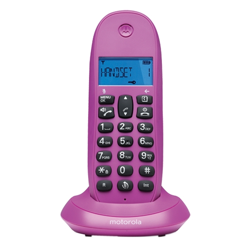 MOTOROLA - C1001 LB+ Telefono DECT Violeta (Ref.E07000D48B1AESA8)