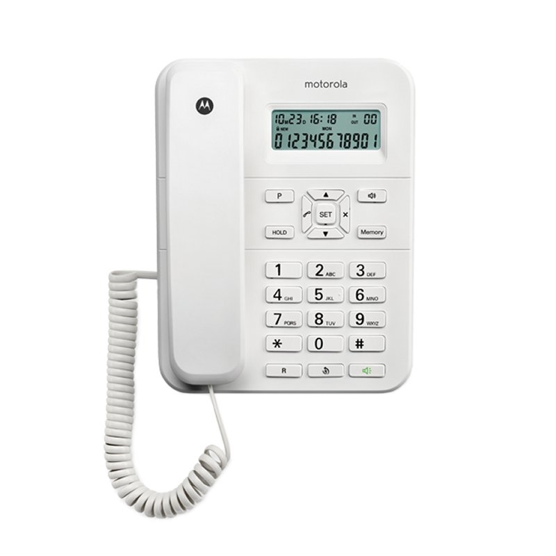 MOTOROLA - CT202 Telefono ML ID LCD Blanco (Ref.E08000CT2N1GES38)