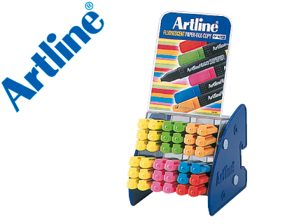 ARTLINE - ROTULADOR FLUORESCENTE EK 660 EXPOSITOR DE 36 UNIDADES SURTIDAS (Ref.E660)