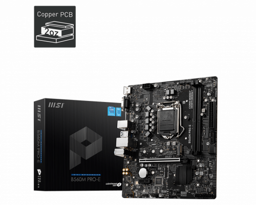 MSI - B560M PRO-E Intel B560 LGA 1200 micro ATX (Ref.911-7D22-005)