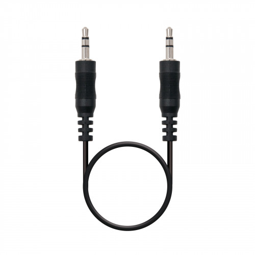 NANOCABLE - cable de audio 5 m 3,5mm Negro (Ref.10.24.0105)