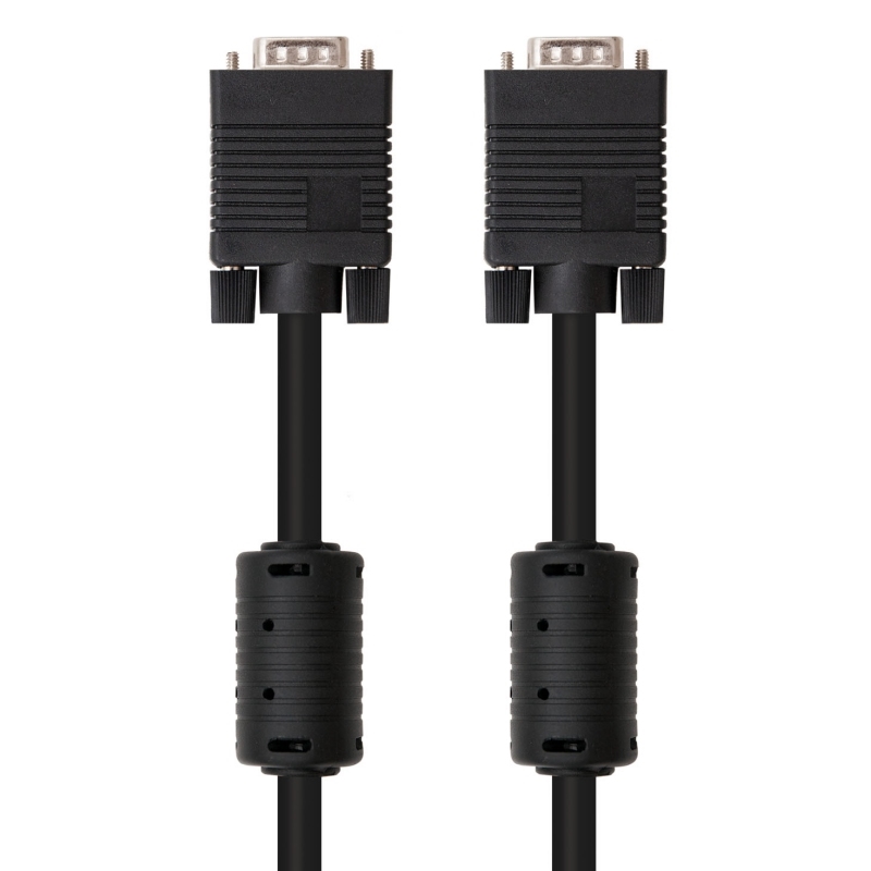 NANOCABLE - Cable Conmutador Vga 10 M Negro (Ref.10.15.0110)