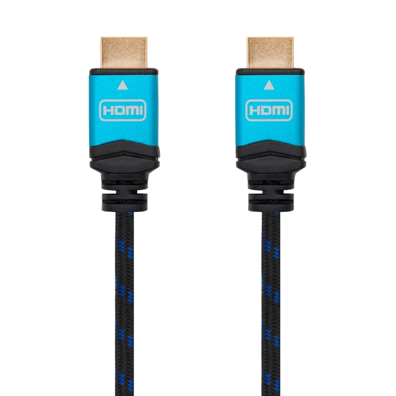 NANOCABLE - Cable HDMI V2.0 4K@60GHz 18 Gbps A/M-A/M, negro, 0.5 m. (Ref.10.15.3700)