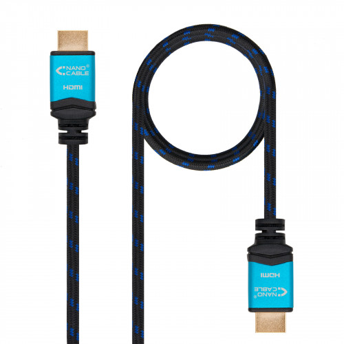 NANOCABLE - Cable HDMI V2.0 4K@60GHz 18 Gbps A/M-A/M, negro, 5.0 m. (Ref.10.15.3705)