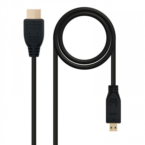 NANOCABLE - CABLE MICRO HDMI V1.4 (ALTA VELOCIDAD / HEC), A/M-D/M, 1.8 M (Ref.10.15.3502)