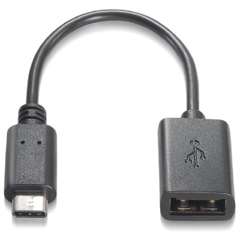 NANOCABLE - Cable USB 2.0 3A, USB-C/M-A/F, 15cm (Ref.10.01.2400)