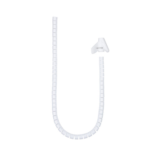 NANOCABLE - Organizador cables flex. 25mm 1 M Blanco (Ref.10.36.0001-W)