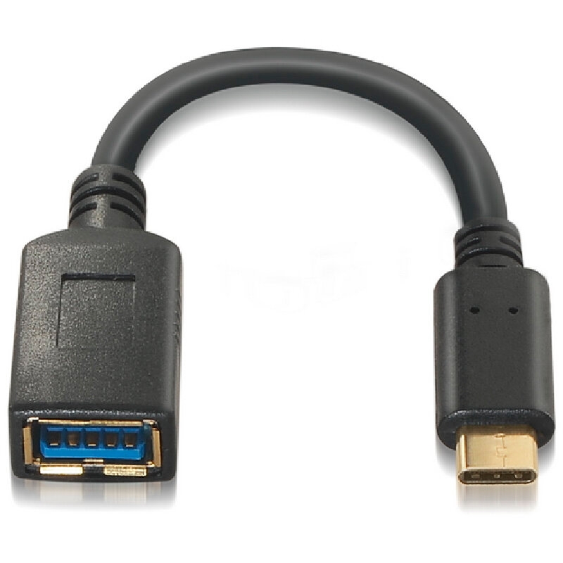NANOCABLE - USB 3.1, 0.15m cable USB 0,15 m USB 3.2 Gen 2 (3.1 Gen 2) USB A USB C Negro (Ref.10.01.4201)