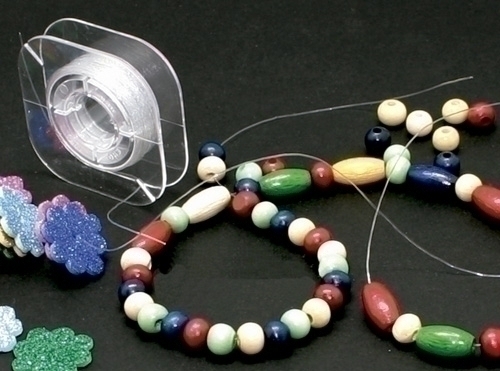 NIEFENVER - HILO ELASTICO TRANSPARENTE PACK de 4 CARRETES (para realizar pulseras, collares, etc…) (Ref.1200110)