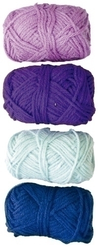 NIEFENVER - OVILLOS LANA 28gr.TONOS AZULES PACK DE 4 (Ref.1100102)