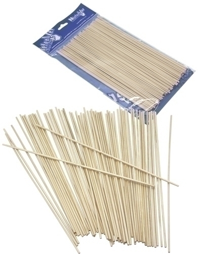 NIEFENVER - PALILLOS REDONDOS SIN PUNTA 20CM BOLSA 100 UD (Ref.1200112)