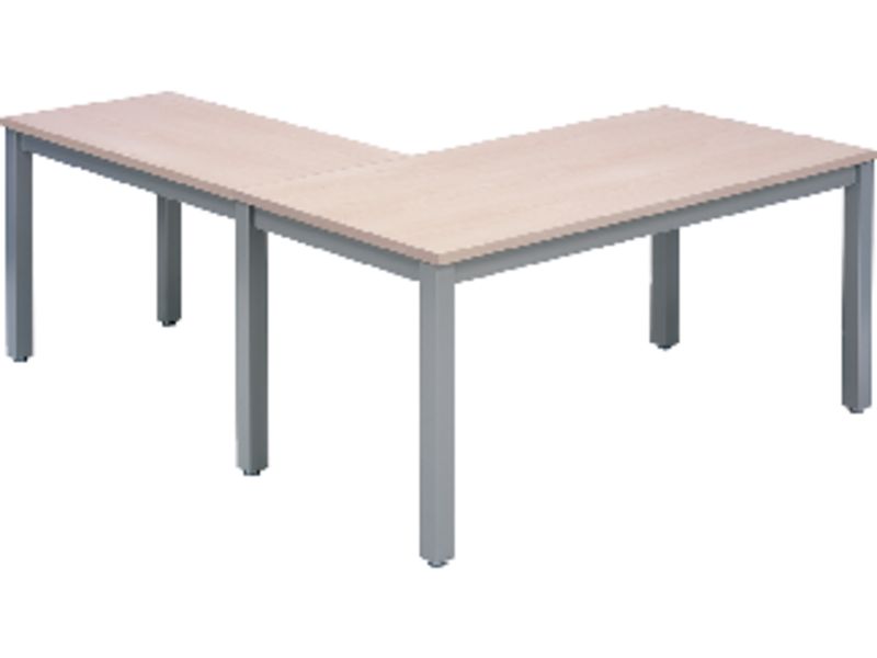 ROCADA - Ala para Mesa rectangular Serie Executive Ala mesa Gris 100x60 cm (Ref.2107AD02)