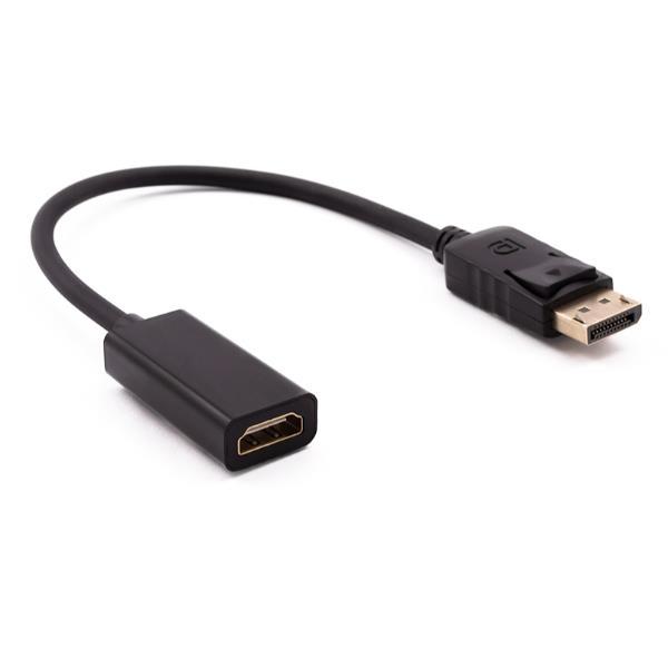 NILOX - CABLE ADAPTADOR DISPLAY PORT A HDMI HEMBRA NEGRO (Ref.NXADAP02)