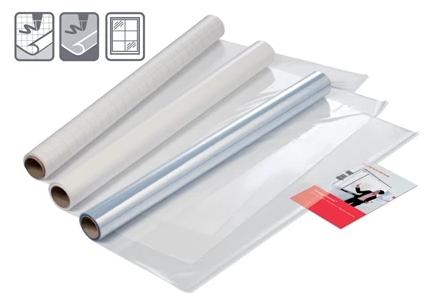 NOBO - INSTANT LÁMINAS PIZARRA ADHESIVAS DE BORRADO EN SECO REUTILIZABLES 600X800MM BLANCO (Ref.1905156)