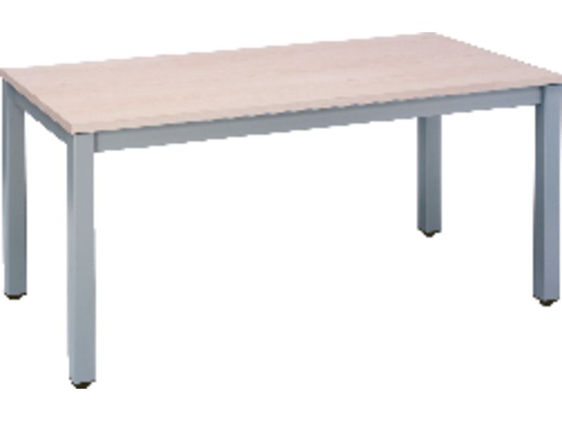 ROCADA - Mesa rectangular Serie Executive Estructura tubo de acero 60 x 60 160x80cm Gris (Ref.2002AD02)
