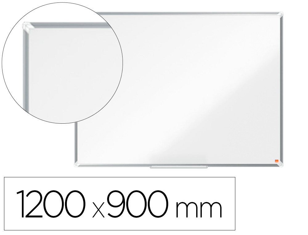 NOBO - PIZARRA BLANCA PREMIUM PLUS ACERO LACADO MAGNETICA 1200X900 MM (Ref.1915156)