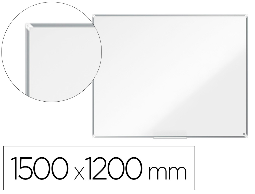 NOBO - PIZARRA BLANCA PREMIUM PLUS ACERO LACADO MAGNETICA 1500X1200 MM (Ref.1915159)