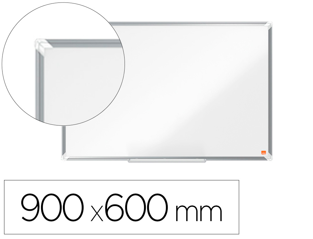 NOBO - PIZARRA BLANCA PREMIUM PLUS ACERO LACADO MAGNETICA 900X600 MM (Ref.1915155)