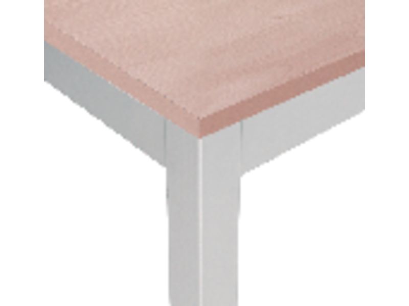 ROCADA - Mesa rectangular Serie Executive Estructura tubo de acero 60 x 60 140x80cm Haya (Ref.2001AD01)