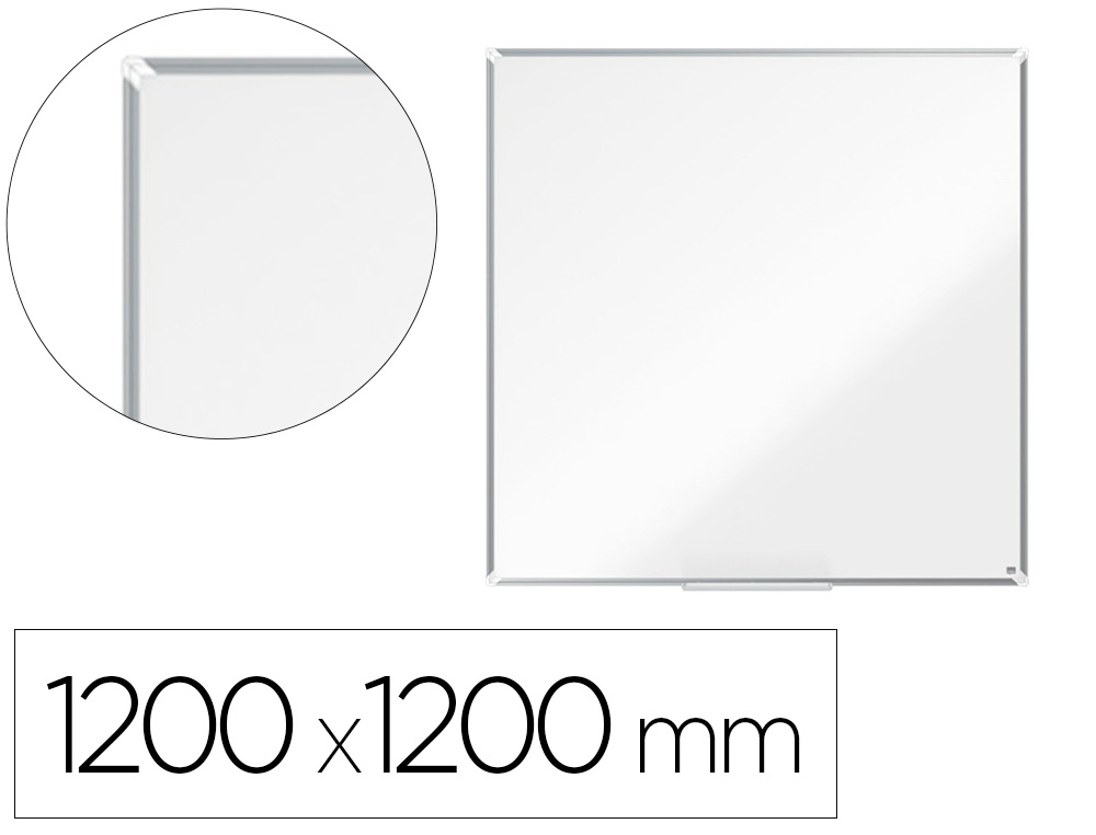 NOBO - PIZARRA BLANCA PREMIUM PLUS MELAMINA MAGNETICA 1200X1200 MM (Ref.1915169)