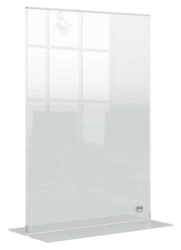 NOBO - PORTAPOSTER ACRÍLICO TRANSPARENTE SOBREMESA A4 (Ref.1915594)