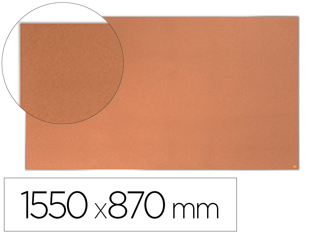 NOBO - TABLERO DE ANUNCIOS IMPRESSION PRO CORCHO FORMATO PANORAMICO 70" 1550X870 MM (Ref.1915417)