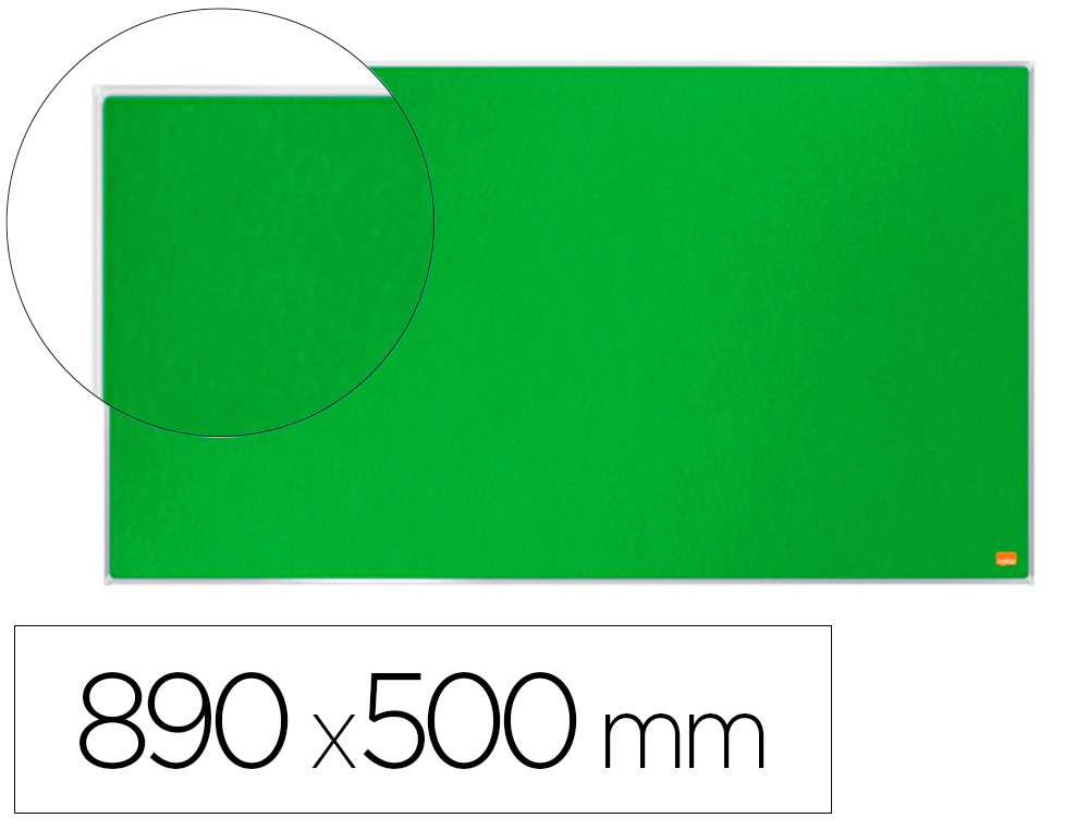 NOBO - TABLERO DE ANUNCIOS IMPRESSION PRO FIELTRO VERDE FORMATO PANORAMICO 40" 890X500 MM (Ref.1915425)