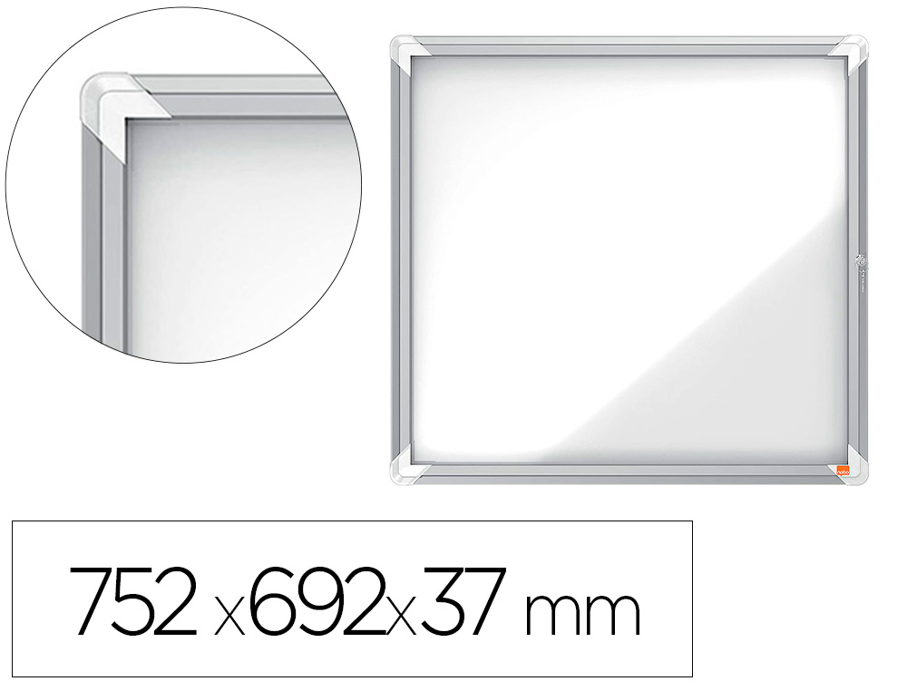 NOBO - VITRINA DE ANUNCIOS PREMIUM PLUS MAGNETICA 6 X DIN A4 752X692X37 MM (Ref.1902558)