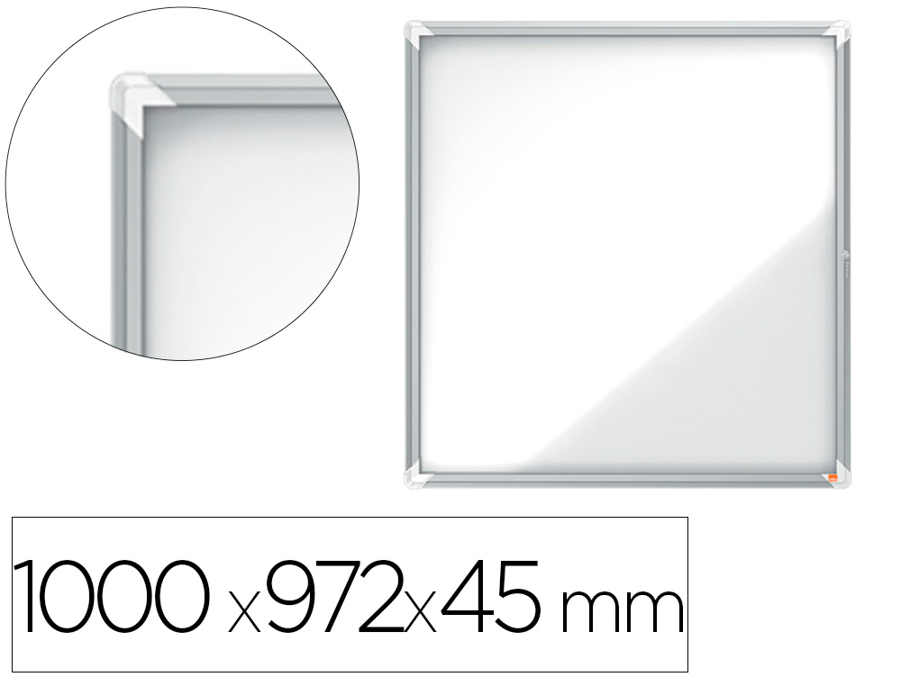 NOBO - VITRINA DE ANUNCIOS PREMIUM PLUS MAGNETICA DE EXTERIOR 12 X DIN A4 1000X972X45 MM (Ref.1902581)