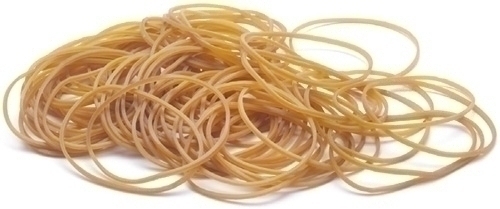 OFFICE LINE - GOMAS ELASTICAS CAJA de 100 GRAMOS de 60 mm. (Nº6) (Ref.GO0100CA050)