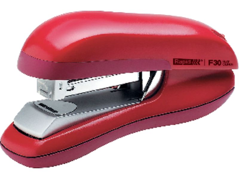 RAPID - Grapadora F30 Flat-clinch 30 Hojas Rojo 55 mm (Ref.23256502)