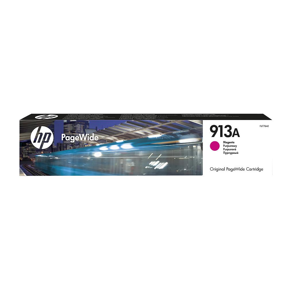 HP ( HEWLETT PACKARD ) - 913A Magenta ORIGINALES PageWide Cartridge () (Ref.F6T78AE)